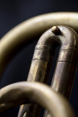Part of a vintage soviet time cornet