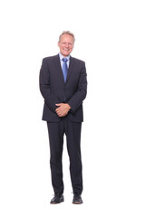 Full body caucasian man