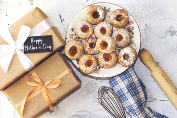 Oriental Algerian decorating sugar apricot jam peanuts cookies for mother's day and gift boxes
