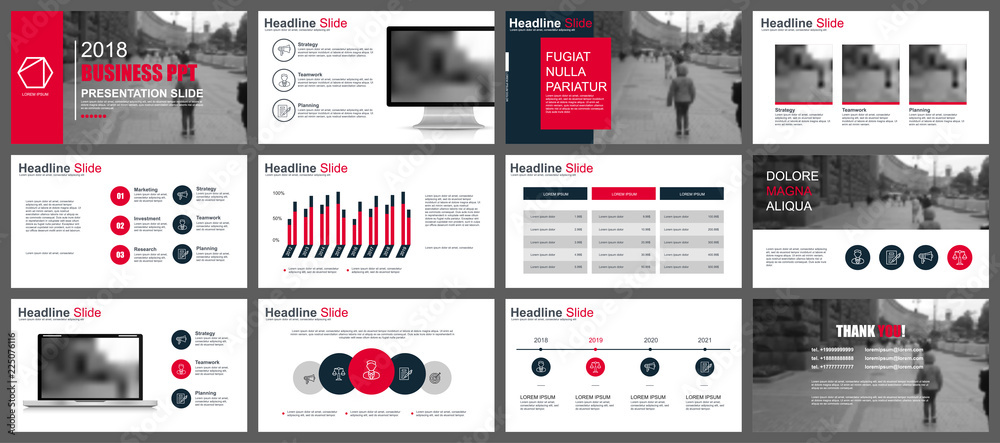 Poster Business presentation slides templates from infographic elements. Can be used for presentation, flyer and leaflet, brochure, corporate report, marketing, advertising, annual report, banner, booklet.