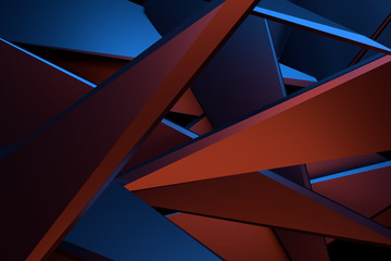 abstract 3d rendering technology background.