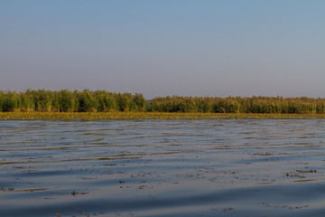 The Dnieper River in the village of Kushugum