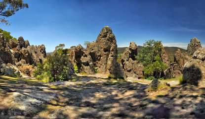 Hanging rock-a mystical place in Australia, Victoria