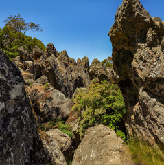 Hanging rock-a mystical place in Australia, Victoria
