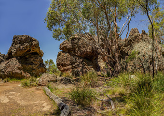 Hanging rock-a mystical place in Australia, Victoria
