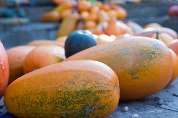 Pumpkins as a symbol of autumn.
