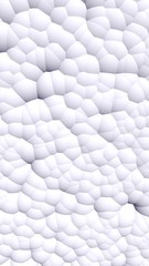 3d rendering picture of white balls. Abstract wallpaper and background. 3D illustration