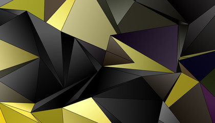 Obraz premium Abstract Low-Poly triangular modern background