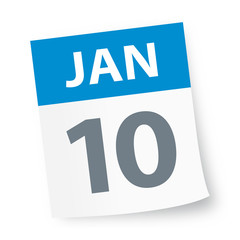 January 10 - Calendar Icon