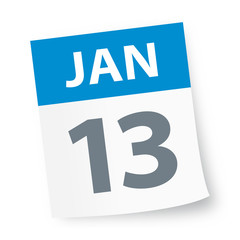 January 13 - Calendar Icon