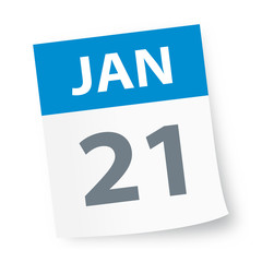 January 21 - Calendar Icon