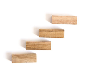 wood blocks steps