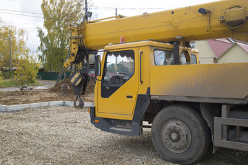 Obraz premium car crane used for construction