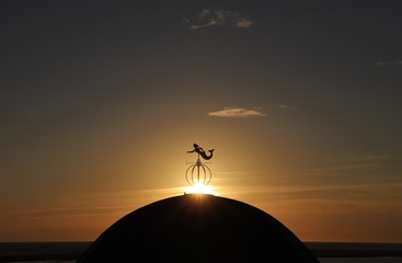 Sonnenuntergang auf Borkum
