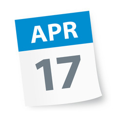 April 17 - Calendar Icon