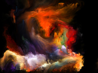 Obraz na płótnie Canvas Propagation of Color Motion