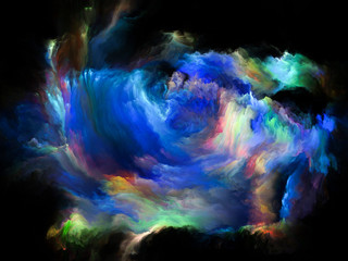 Obraz na płótnie Canvas Inner Life of Color Motion