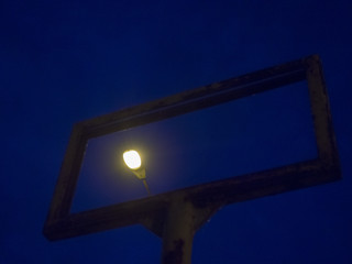Framed streetlight