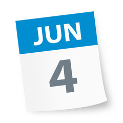 June 4- Calendar Icon