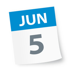 June 5 - Calendar Icon