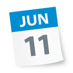 June 11 - Calendar Icon