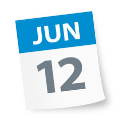 June 12 - Calendar Icon