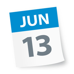 June 13 - Calendar Icon