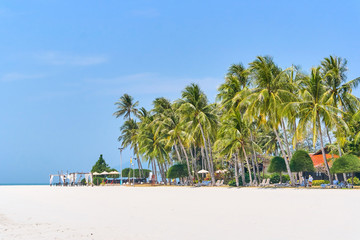 Naklejka premium Cenang Beach in Langkawi island, Malaysia