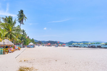 Fototapeta na wymiar Cenang Beach in Langkawi island, Malaysia