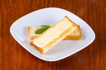 Sandwith with brie cheese