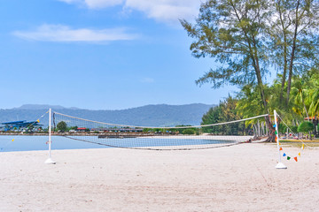 Cenang Beach volleyball in Langkawi island, Malaysia