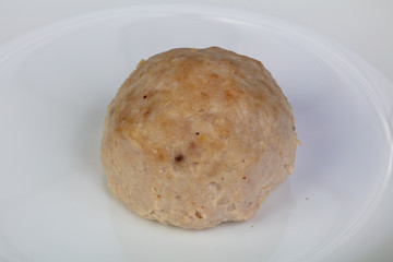 Steamed chicken meatball