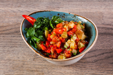 Baked vegetables mix