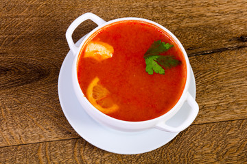 Russian Solyanka soup