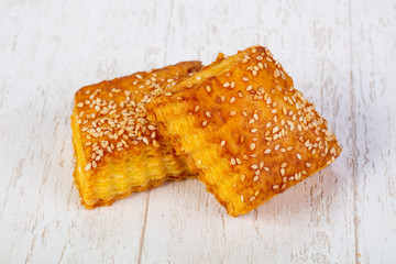 Sweet tasty hot coockies