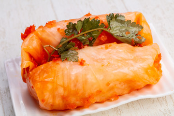 Tasty cabbage roll