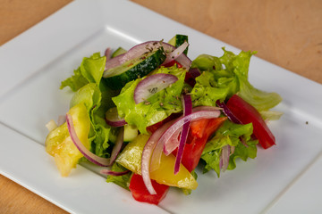 Vegan vegetable salad