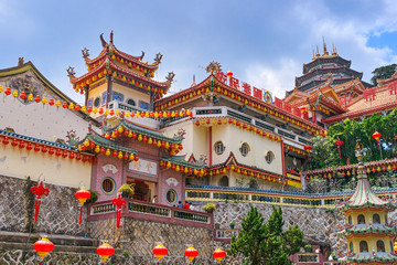 Fototapeta premium Świątynia Kek Lok Si na wyspie Penang, Georgetown, Malezja