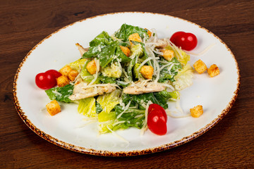 Caesar salad with chicken