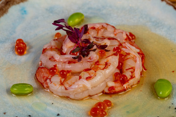 Delicous Prawn cevice