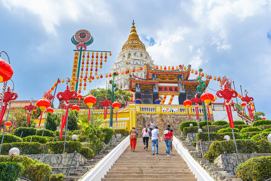 Kek Lok Si Temple on Penang island, Georgetown, Malaysia