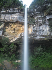 Long exposure Yumbilla waterfall, Chachapoyas, Peru