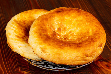 Uzbek traditional lepeshka