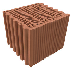 Interlocked thermo brick