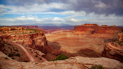 Grand View Point Overlook from Island in the Sky section of Canyonlands National Park, Utah