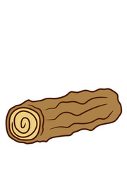 holz stock feuerholz hütte holzscheit rinde holzfäller heizen ast stamm baum wald förster clipart comic cartoon