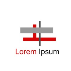 Obraz premium design abstract square logo element