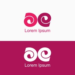 Abstract graphic icon, logo design template, symbol for company