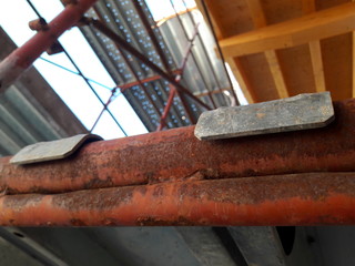 Cantiere Edile - particolari del ponteggio