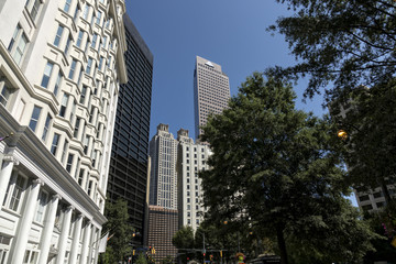 Close up building details from downtown Atlanta, GA